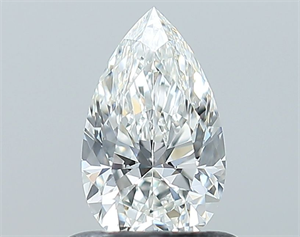 Picture of Natural Diamond 0.70 Carats, Pear with  Cut, G Color, IF Clarity and Certified by GIA