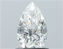 Natural Diamond 0.70 Carats, Pear with  Cut, G Color, IF Clarity and Certified by GIA