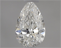 Diamante Natural 0.45 quilates, De pera , Color H, claridad VS1 y certificado GIA