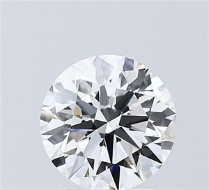 Picture of Lab Grown Diamond 1.52 Carats, Round with Ideal Cut, F Color, VVS2 Clarity and Certified by IGI