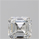 Diamante Natural 1.50 quilates, Asscher , Color H, claridad VVS2 y certificado GIA