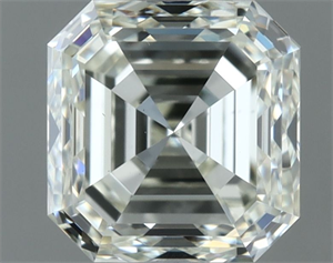 Picture of Natural Diamond 1.01 Carats, Asscher with  Cut, I Color, VS1 Clarity and Certified by IGI