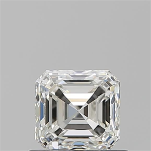 Picture of Natural Diamond 0.70 Carats, Asscher with  Cut, H Color, VVS1 Clarity and Certified by GIA