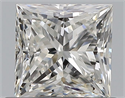 Natural Diamond 0.75 Carats, Princess with  Cut, H Color, VS1 Clarity and Certified by GIA