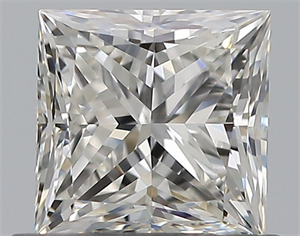 Picture of Natural Diamond 0.75 Carats, Princess with  Cut, H Color, VS1 Clarity and Certified by GIA