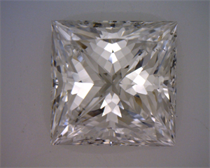 Foto Diamante Natural 1.76 quilates, Princesa , Color E, claridad SI1 y certificado GIA de