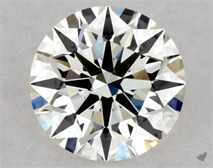 Picture of Natural Diamond 0.50 Carats, Round with Excellent Cut, J Color, VS1 Clarity and Certified by GIA
