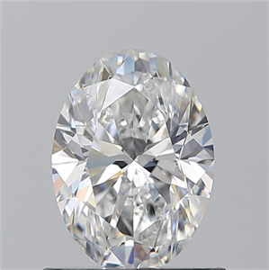 Picture of Natural Diamond 0.90 Carats, Oval with  Cut, F Color, VS2 Clarity and Certified by GIA
