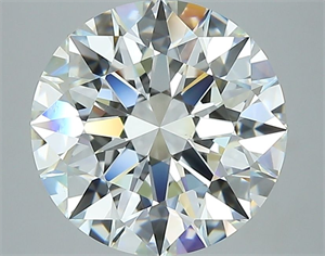 Picture of Natural Diamond 3.07 Carats, Round with Excellent Cut, I Color, VS1 Clarity and Certified by GIA