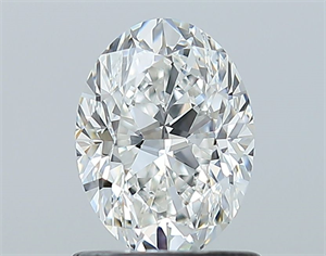 Foto Diamante Natural 1.00 quilates, Ovalado , Color F, claridad VS2 y certificado GIA de