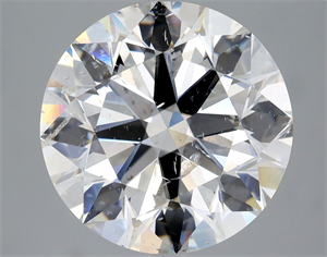 Picture of Natural Diamond 5.01 Carats, Round with Excellent Cut, F Color, SI2 Clarity and Certified by GIA
