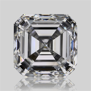 Picture of Natural Diamond 1.50 Carats, Asscher with  Cut, E Color, VVS2 Clarity and Certified by GIA