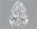Natural Diamond 1.03 Carats, Pear with  Cut, D Color, VVS1 Clarity and Certified by GIA