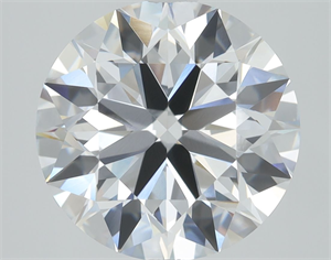 Picture of Lab Grown Diamond 2.94 Carats, Round with Ideal Cut, D Color, VVS1 Clarity and Certified by IGI