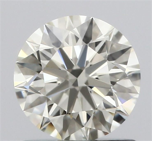 Picture of Natural Diamond 0.83 Carats, Round with Excellent Cut, K Color, VVS1 Clarity and Certified by IGI