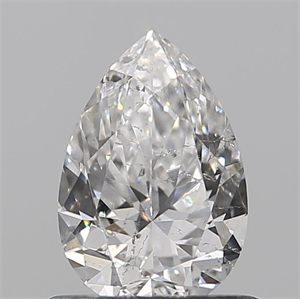 Foto Diamante Natural 0.16 quilates, De pera , Color F, claridad VVS1 y certificado IGI de