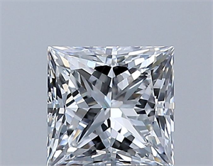 Picture of Natural Diamond 0.81 Carats, Princess with  Cut, E Color, VVS2 Clarity and Certified by GIA