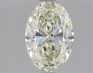 Picture of Natural Diamond 1.51 Carats, Oval with  Cut, K Color, SI1 Clarity and Certified by GIA