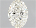 Natural Diamond 1.01 Carats, Oval with  Cut, J Color, SI1 Clarity and Certified by GIA