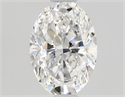 Diamante Natural 0.80 quilates, Ovalado , Color D, claridad VS2 y certificado GIA