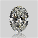 Natural Diamond 0.60 Carats, Oval with  Cut, I Color, VS1 Clarity and Certified by GIA