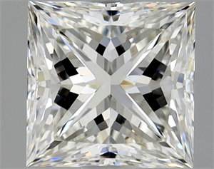 Picture of Natural Diamond 1.52 Carats, Princess with  Cut, I Color, VVS1 Clarity and Certified by GIA