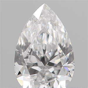 Foto Diamante Natural 0.10 quilates, De pera , Color F, claridad VS1 y certificado IGI de