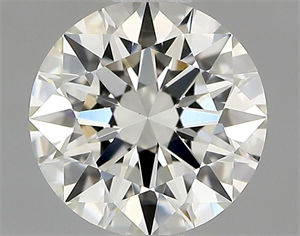 Picture of Natural Diamond 0.71 Carats, Round with Excellent Cut, I Color, VS1 Clarity and Certified by GIA