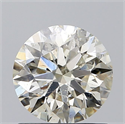 Natural Diamond 1.04 Carats, Round with Excellent Cut, K Color, SI2 Clarity and Certified by GIA