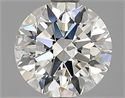 Natural Diamond 1.00 Carats, Round with Excellent Cut, J Color, SI2 Clarity and Certified by GIA