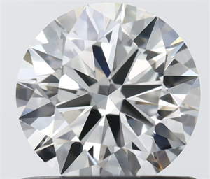 Picture of Natural Diamond 0.74 Carats, Round with Excellent Cut, H Color, VVS1 Clarity and Certified by IGI