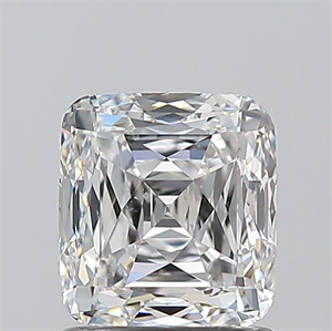 Foto Diamante Natural 1.30 quilates, Del cojín , Color F, claridad SI1 y certificado GIA de