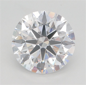 Picture of Lab Grown Diamond 3.06 Carats, Round with Excellent Cut, D Color, VVS1 Clarity and Certified by GIA