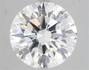 Picture of Lab Grown Diamond 5.09 Carats, Round with Ideal Cut, D Color, VVS2 Clarity and Certified by IGI