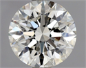 Natural Diamond 1.04 Carats, Round with Excellent Cut, G Color, SI2 Clarity and Certified by IGI