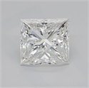 Diamante Natural 1.50 quilates, Princesa , Color H, claridad SI1 y certificado GIA