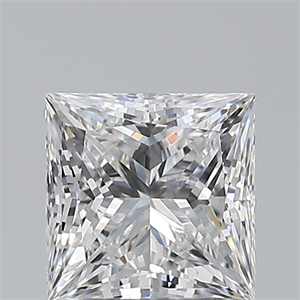 Picture of Natural Diamond 0.90 Carats, Princess with  Cut, D Color, VS2 Clarity and Certified by GIA