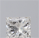 Natural Diamond 0.42 Carats, Princess with  Cut, F Color, VS2 Clarity and Certified by GIA