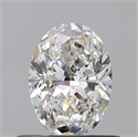 Diamante Natural 0.60 quilates, Ovalado , Color F, claridad SI2 y certificado GIA