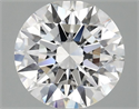 Lab Grown Diamond 2.54 Carats, Round with Ideal Cut, D Color, VS1 Clarity and Certified by IGI