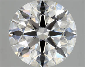 Picture of Natural Diamond 2.00 Carats, Round with Excellent Cut, E Color, VS1 Clarity and Certified by GIA