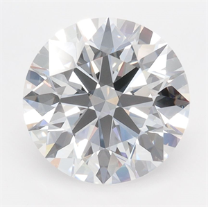 Picture of Lab Grown Diamond 3.28 Carats, Round with Ideal Cut, D Color, VVS1 Clarity and Certified by IGI