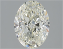 Natural Diamond 2.00 Carats, Oval with  Cut, J Color, VS2 Clarity and Certified by IGI