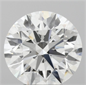 Lab Grown Diamond 3.51 Carats, Round with Ideal Cut, E Color, VS1 Clarity and Certified by IGI