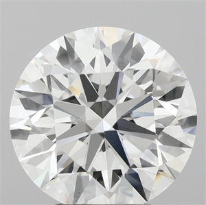 Picture of Lab Grown Diamond 3.51 Carats, Round with Ideal Cut, E Color, VS1 Clarity and Certified by IGI