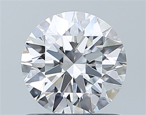 Picture of Natural Diamond 0.81 Carats, Round with Excellent Cut, E Color, SI1 Clarity and Certified by GIA