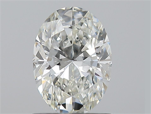 Picture of Natural Diamond 1.02 Carats, Oval with  Cut, H Color, SI1 Clarity and Certified by GIA