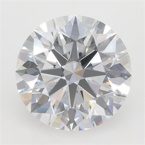 Picture of Lab Grown Diamond 3.52 Carats, Round with Excellent Cut, E Color, VVS1 Clarity and Certified by GIA