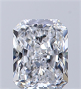 Diamante Natural 0.50 quilates, Radiante , Color D, claridad IF y certificado GIA