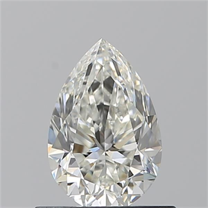 Picture of Natural Diamond 0.70 Carats, Pear with  Cut, I Color, VVS2 Clarity and Certified by GIA